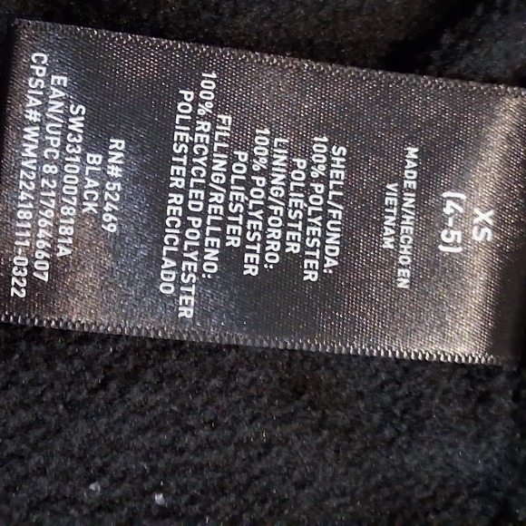 Swiss Tech Children's Black Hooded Full Zip Jacket Size XS(4-5) - Picture 5 of 11